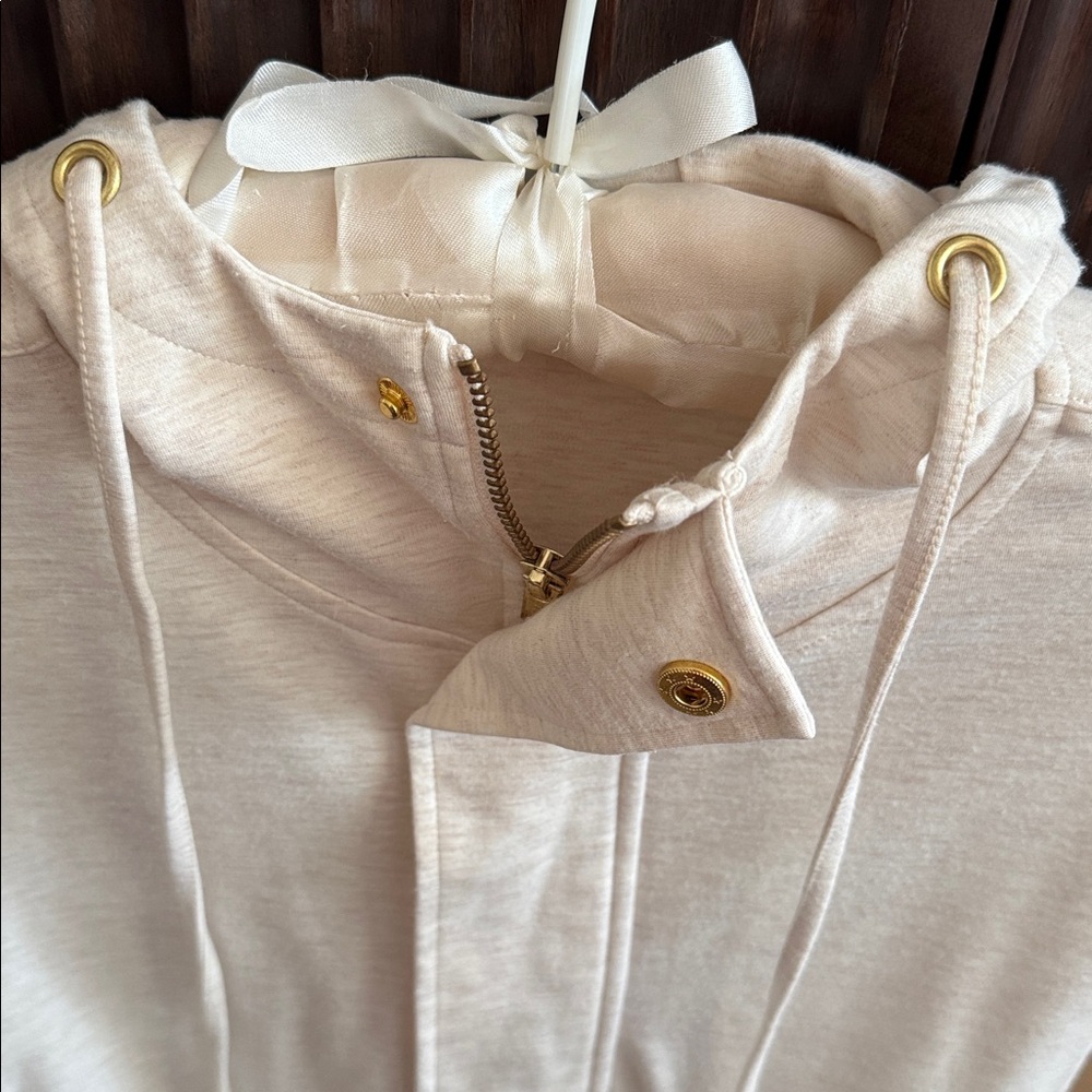 CAbi Heyday Hoodie Athleisure w gold accents, Small - Picture 3 of 10